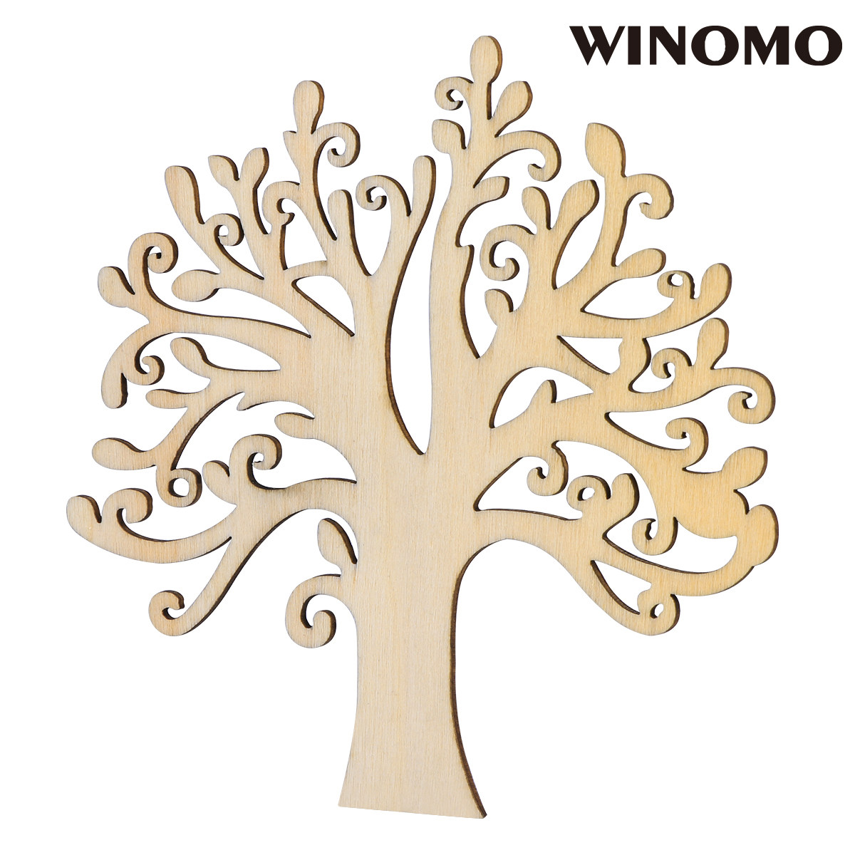 10Pcs Raw Wood Tree Craft Slic - Christmas Craft Embellishment recension och pris