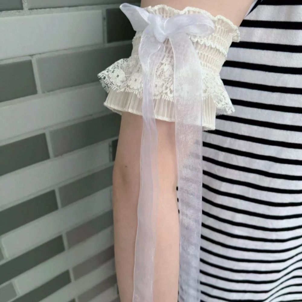 Fashion Lace Lolita Arm Sleeve - Elastic Lace Trim recension och pris