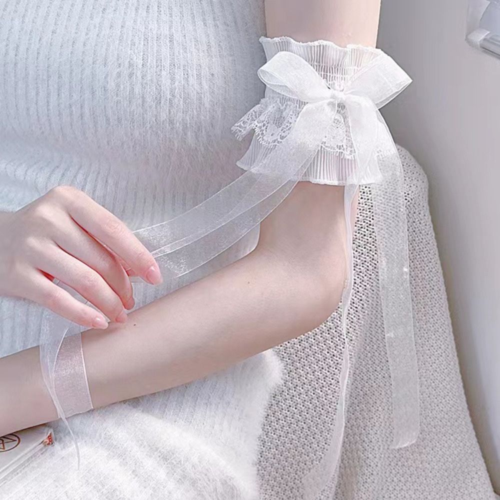 Fashion Lace Lolita Arm Sleeve - Elastic Lace Trim recension och pris