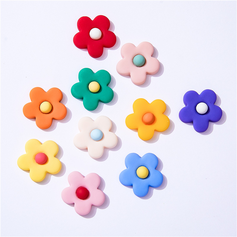 10pcs Resin Flowers Flat Back  - Christmas Craft Embellishment recension och pris
