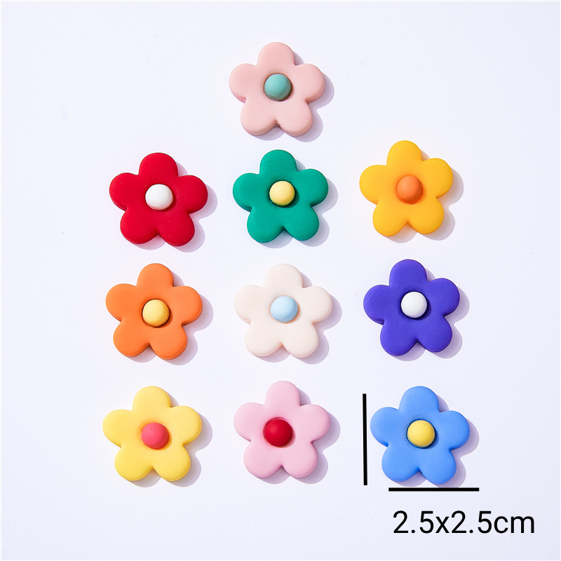 10pcs Resin Flowers Flat Back  - Christmas Craft Embellishment recension och pris