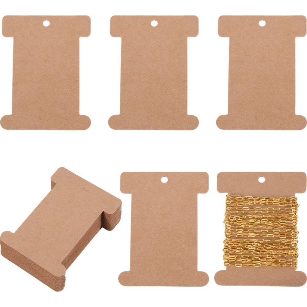 50Pcs Cardboard Spool Bulk Fla - Organza Ribbon Spool recension och pris