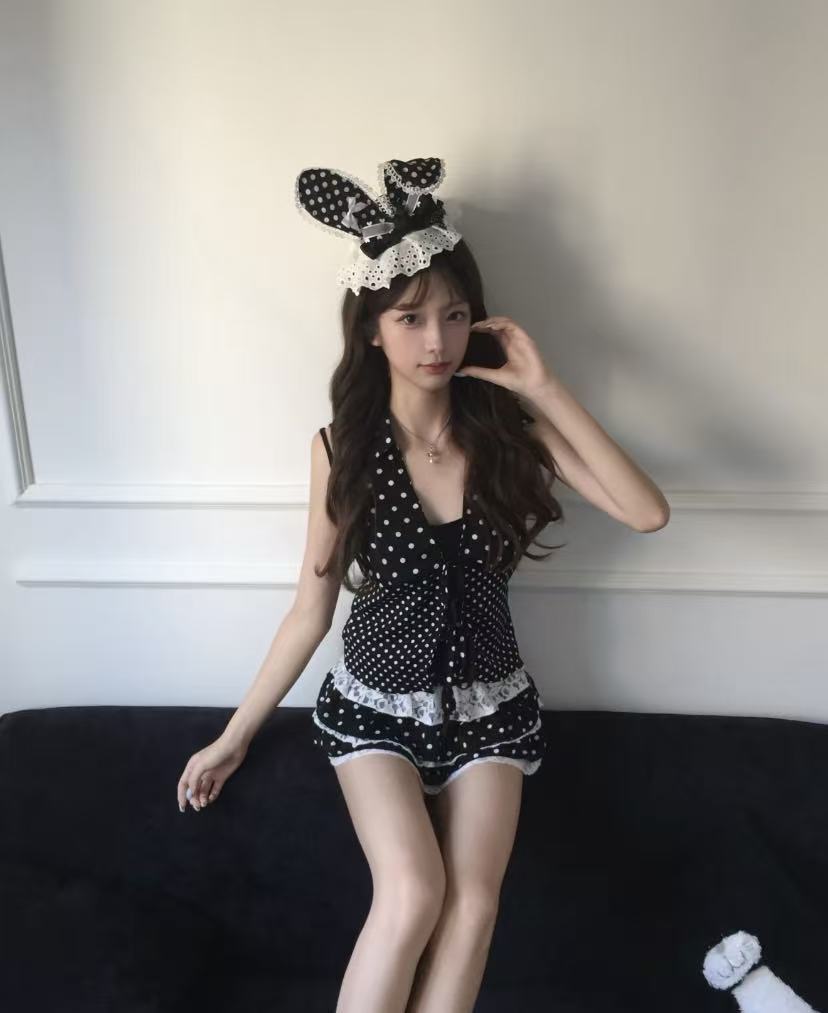 Y2K Vintage Coquette 2 Piece S - Elastic Lace Trim recension och pris