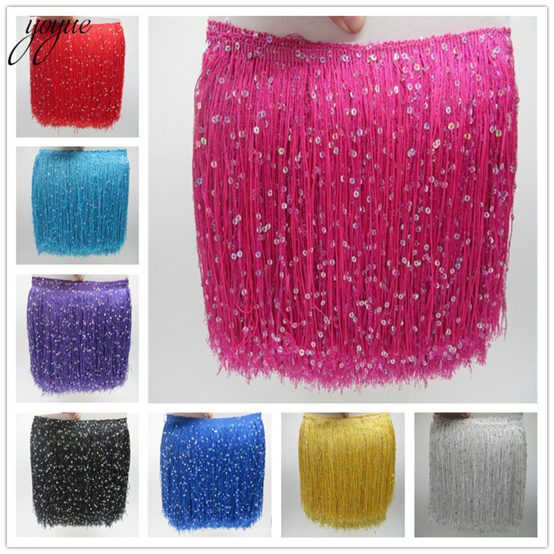 YOYUE 1Yard 20CM Long Polyeste - Fringe Ribbon Sewing recension och pris