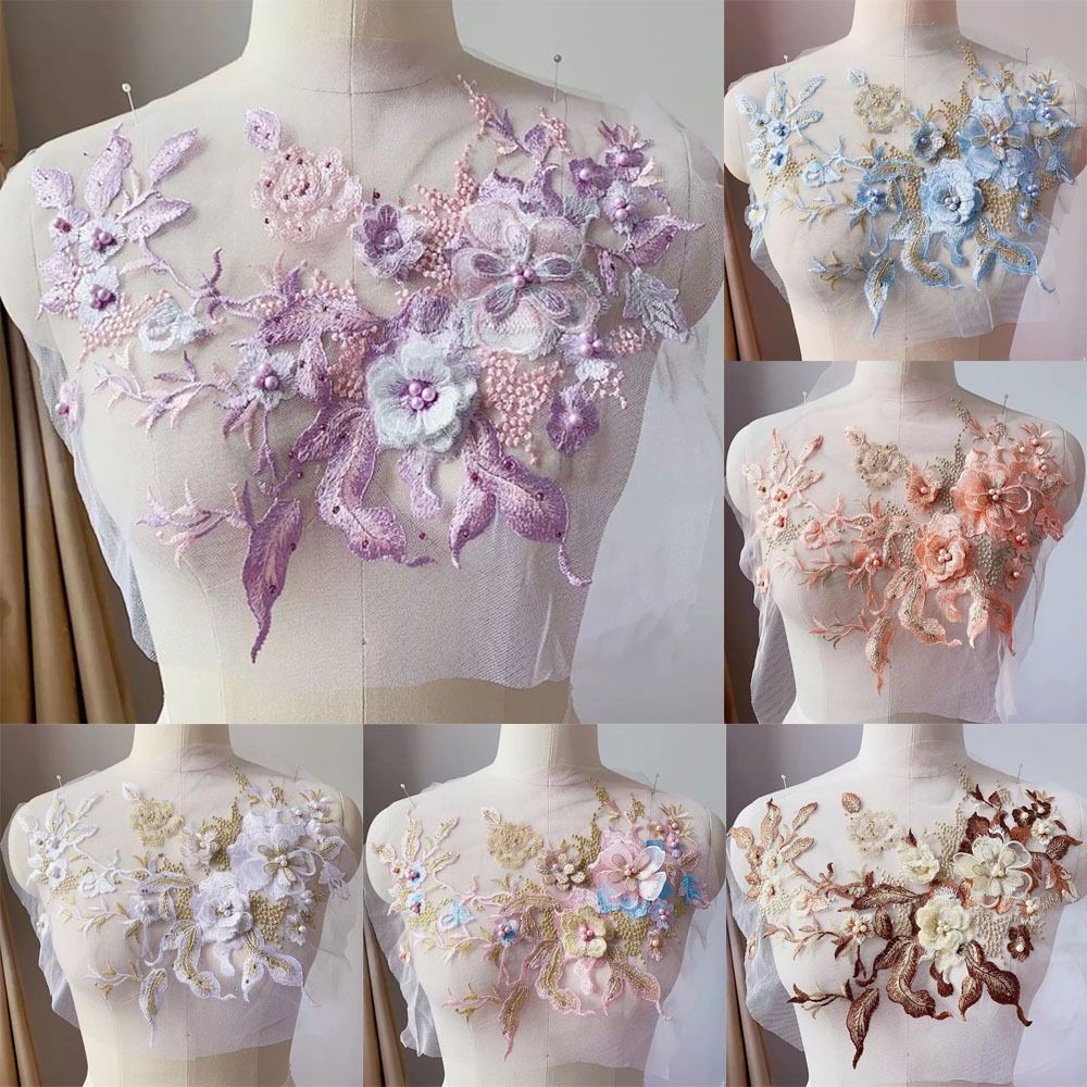 Fashion Elegant Colorful Sequi - Applique Patch Flower recension och pris