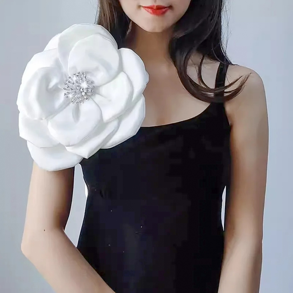 NEW 29cm 3D Big Flower Lace Pa - Applique Patch Flower recension och pris