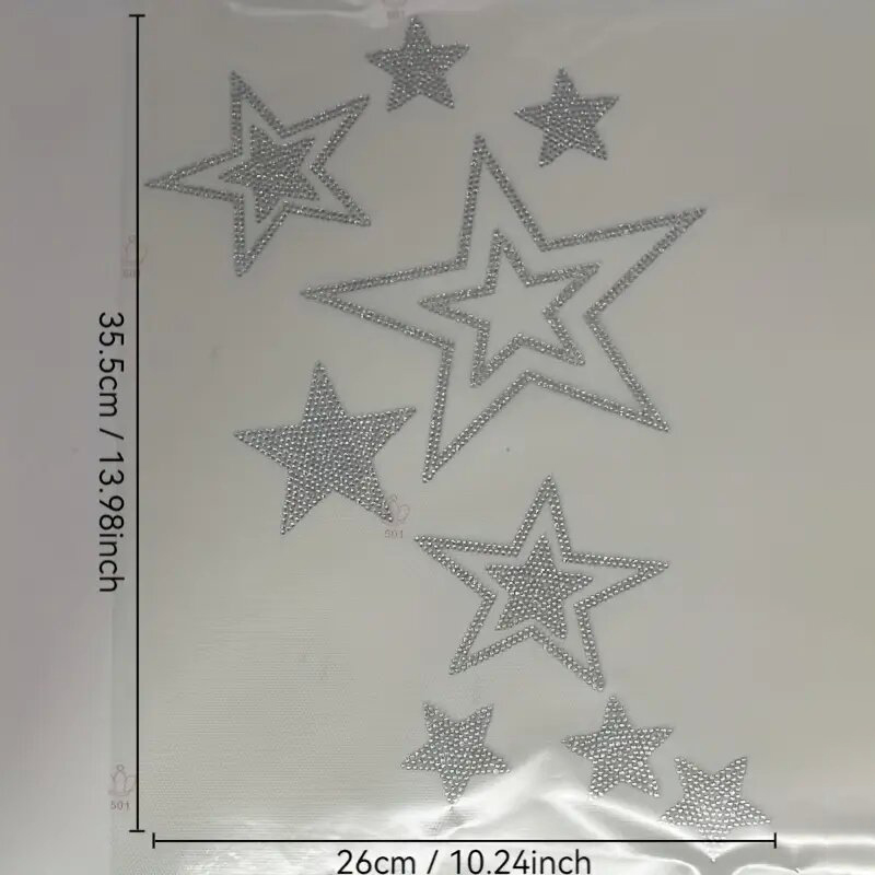 Shimmering rhinestone Hot stam - Hotfix Rhinestone Sheet recension och pris