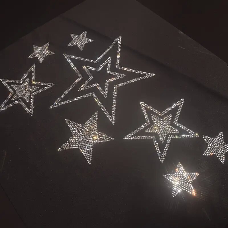 Shimmering rhinestone Hot stam - Hotfix Rhinestone Sheet recension och pris
