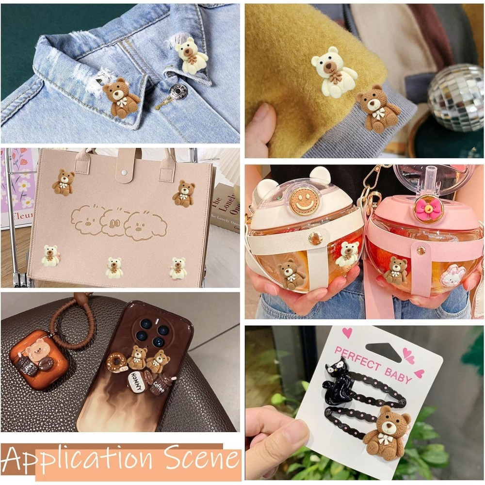 10-100pcs Cartoon Beige Coffee - Embellishments For Scrapbooking recension och pris