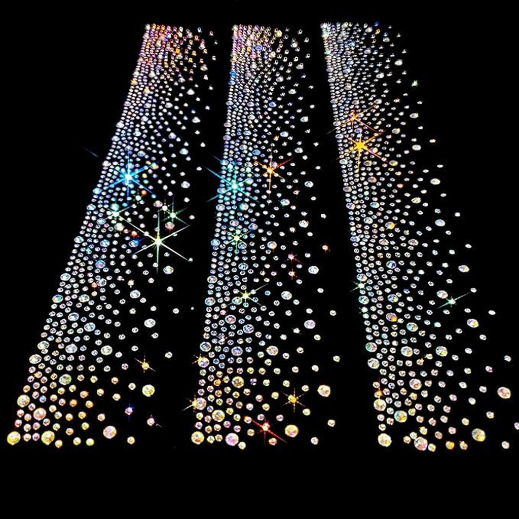Iron-On Rhinestone Decal Moder - Hotfix Rhinestone Sheet recension och pris