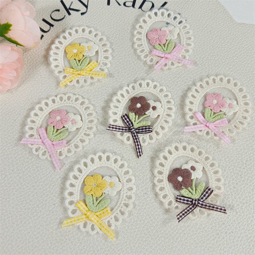 10PCS New Spring Summer Fresh  - Applique Patch Flower recension och pris