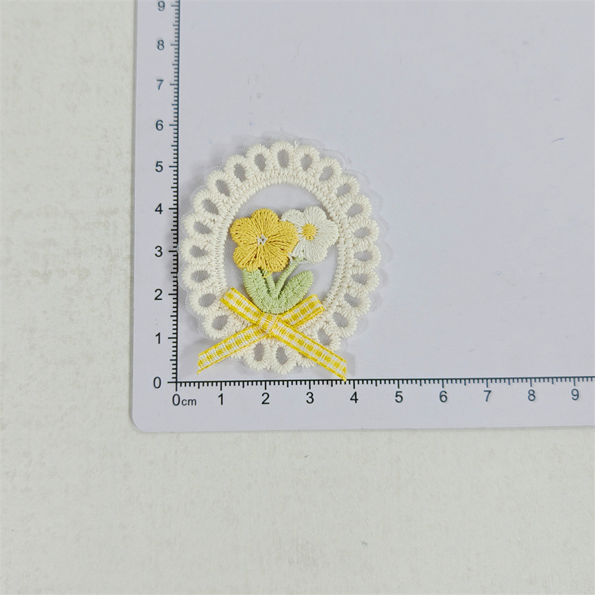 10PCS New Spring Summer Fresh  - Applique Patch Flower recension och pris