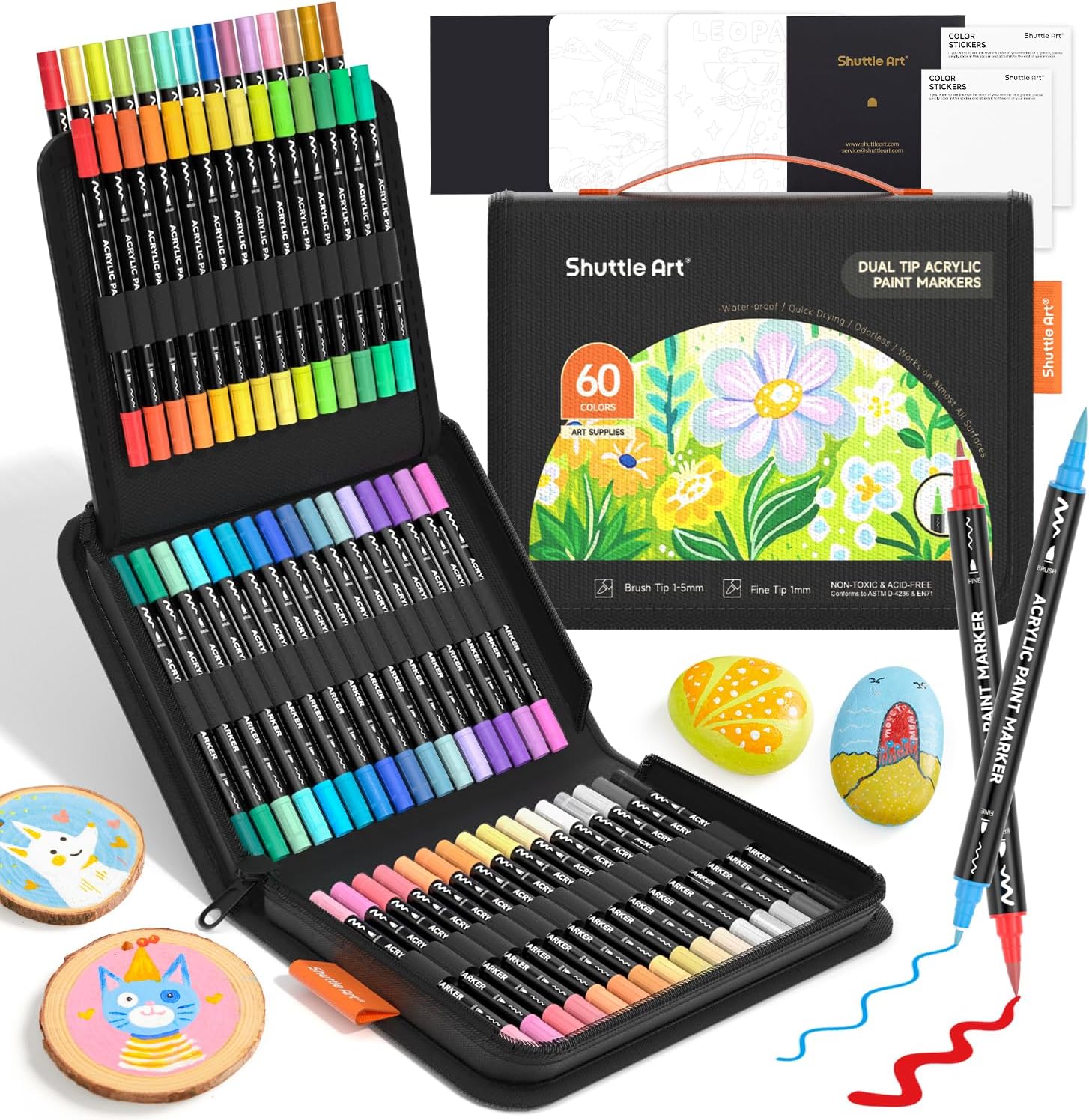 Shuttle Art 60 Colors Dual Tip - Copic Marker Classic recension och pris