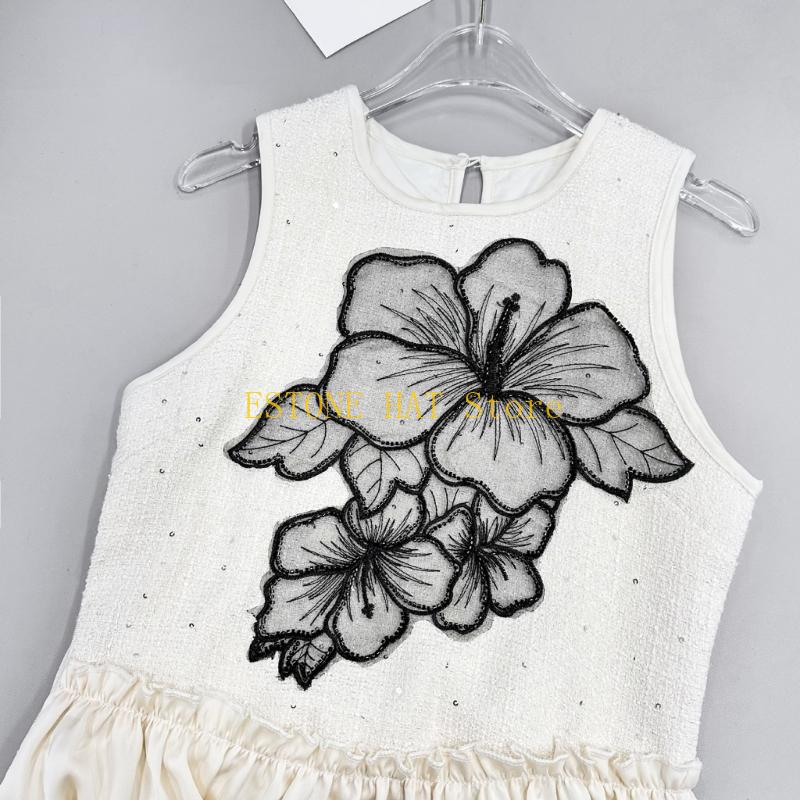 49MF Eye-Catching Flower Tulle - Applique Patch Flower recension och pris