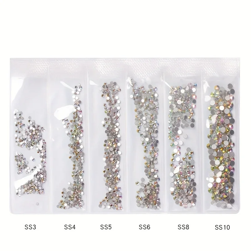 SWAGPICK SS3-10 Mix White AB G - Hotfix Rhinestone Sheet recension och pris