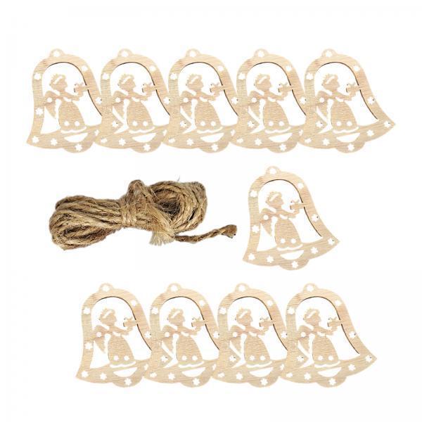 Unfinished Wooden Cutouts Xmas - Christmas Craft Embellishment recension och pris