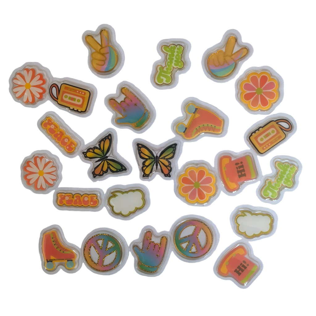 45 Pcs Adorable Epoxy Stickers - Craft Embellishment World recension och pris
