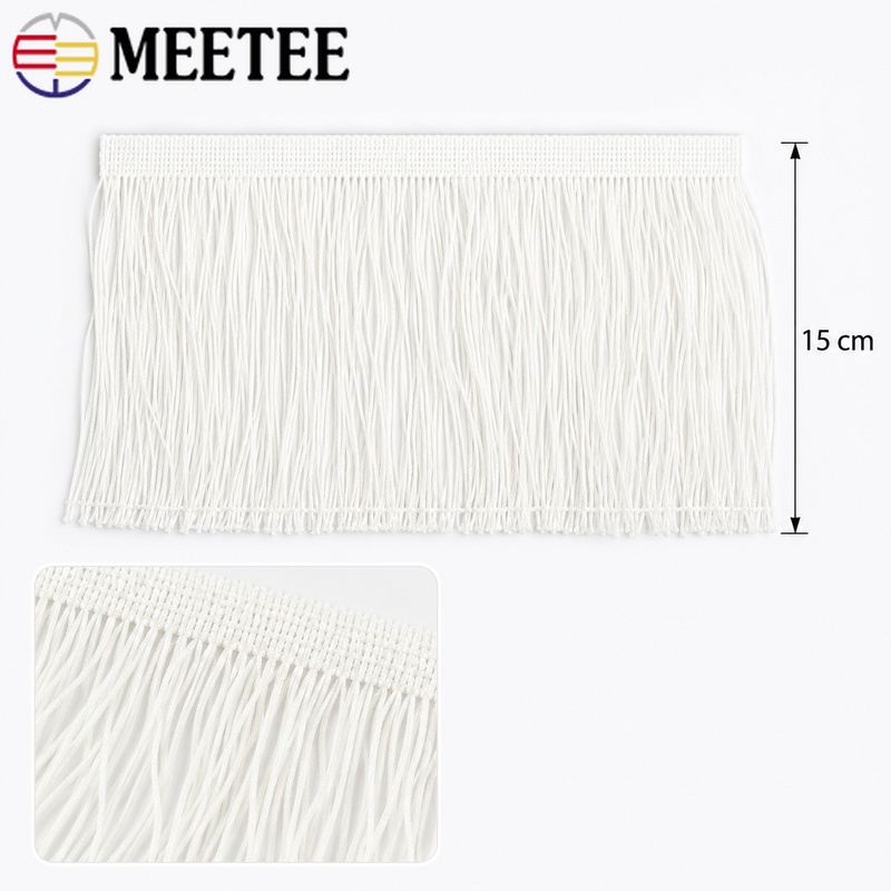 5/10Yards 15cm Polyester Tasse - Fringe Ribbon Sewing recension och pris