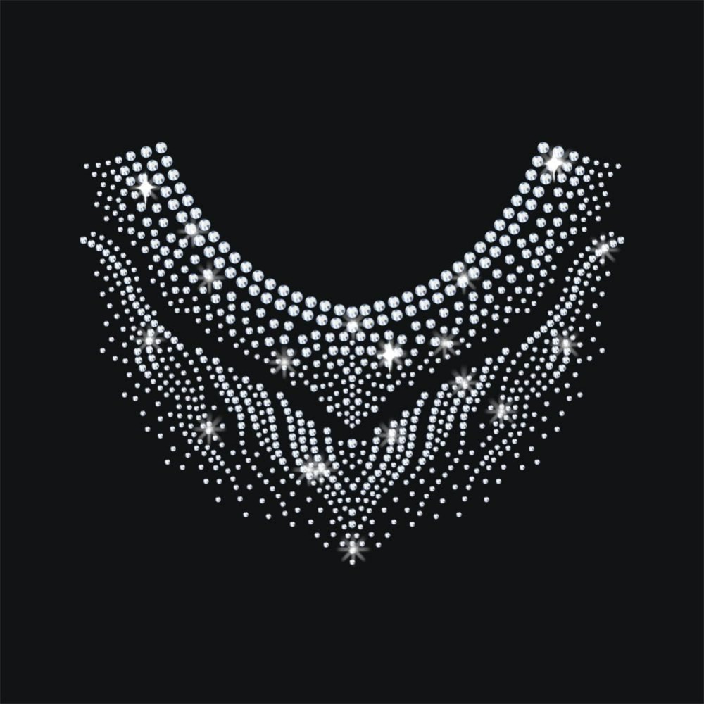 Gym Suit Pattern Iron on Rhine - Hotfix Rhinestone Sheet recension och pris