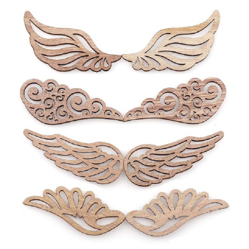40Pcs/bag 4 Styles DIY Angel W - Embellishments For Scrapbooking recension och pris
