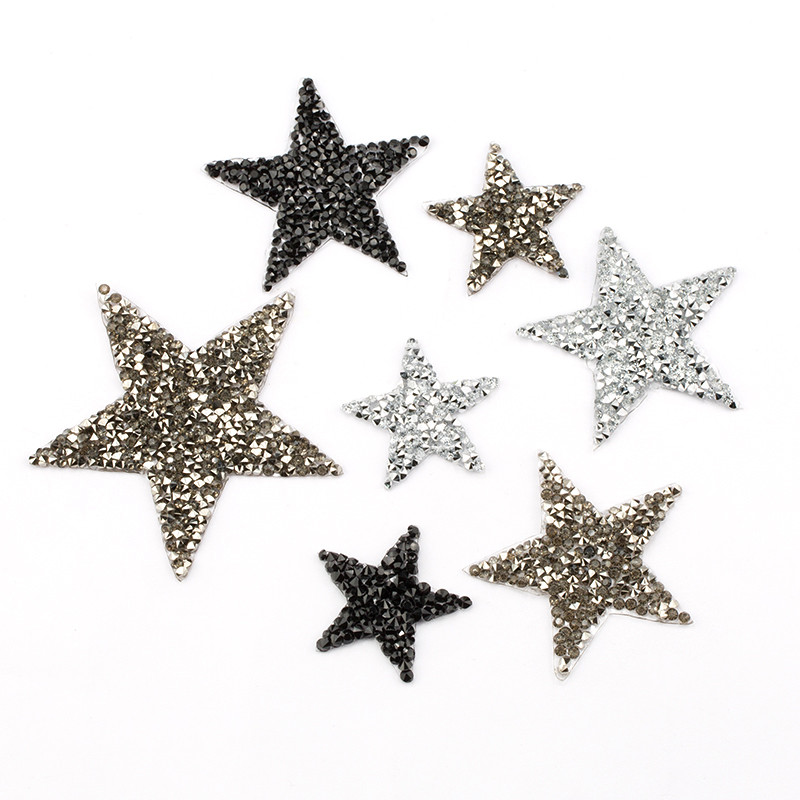 4/6/8cm Hotfix Jet Hematite St - Hotfix Rhinestone Sheet recension och pris