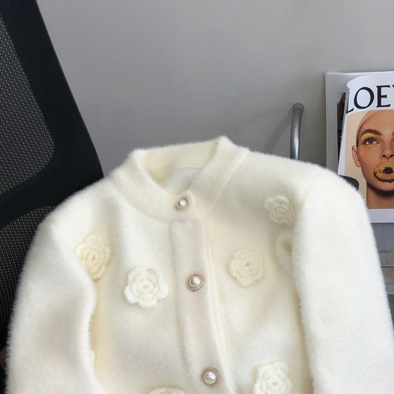 New Super Immortal White Sweat - Applique Patch Flower recension och pris